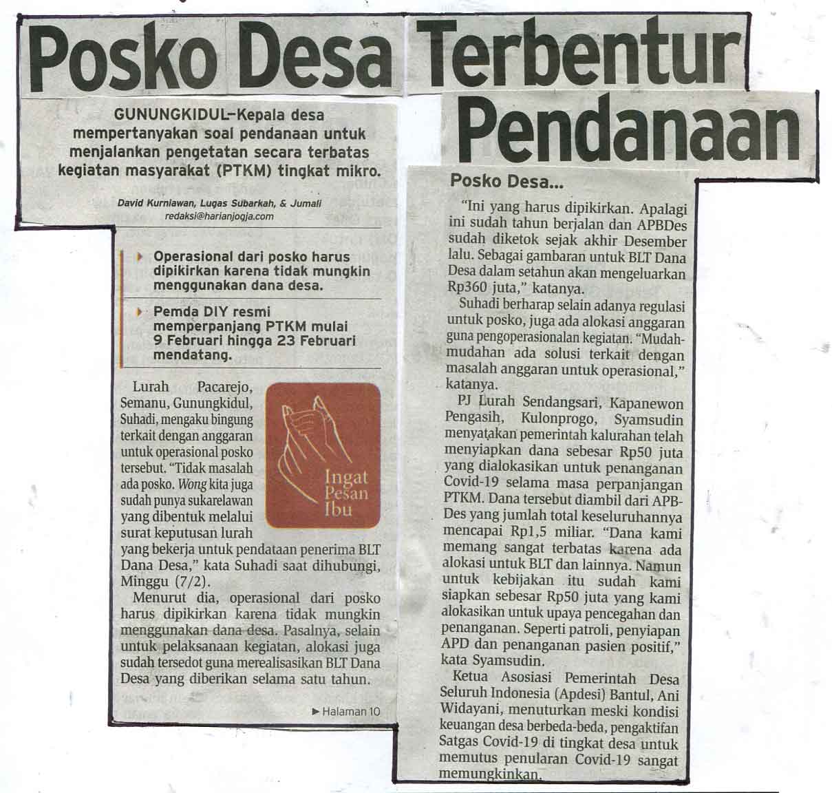 Kliping jogja terbaru