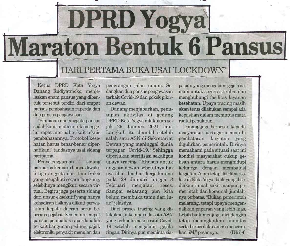 Kliping jogja terbaru