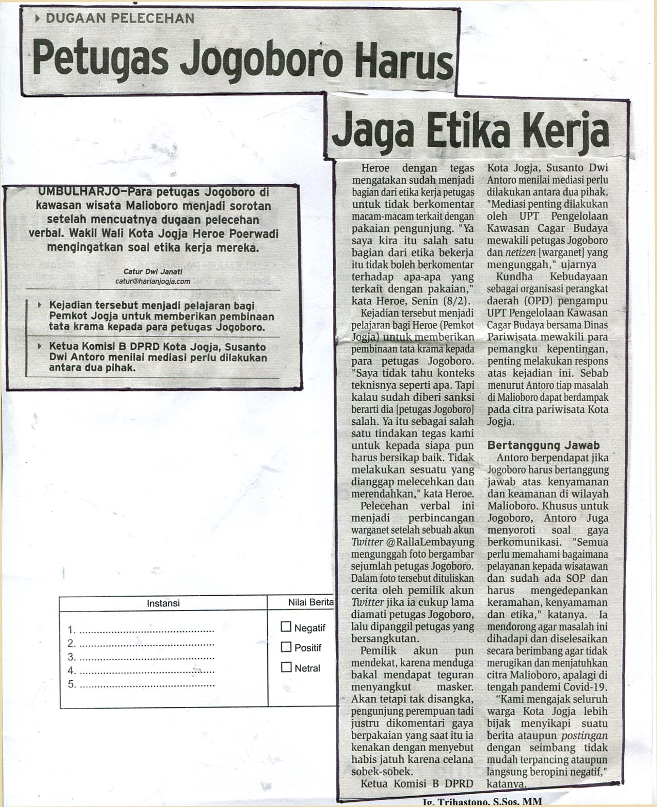 Kliping jogja terbaru