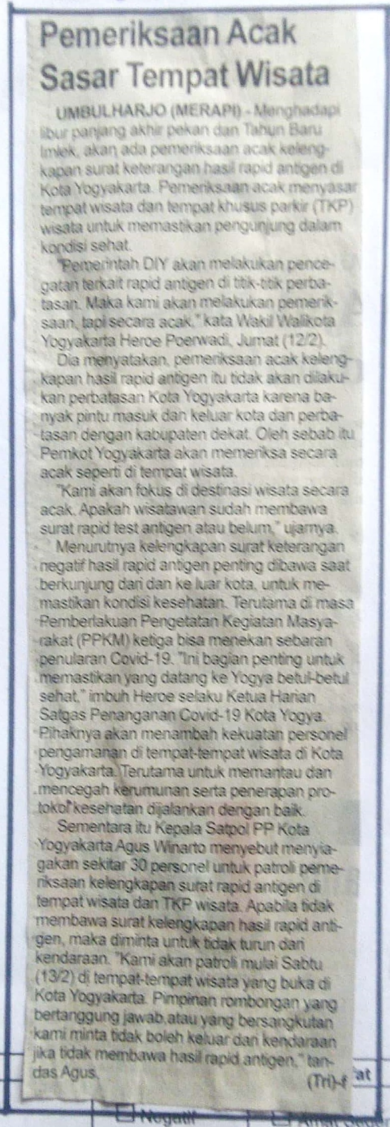 Kliping jogja terbaru