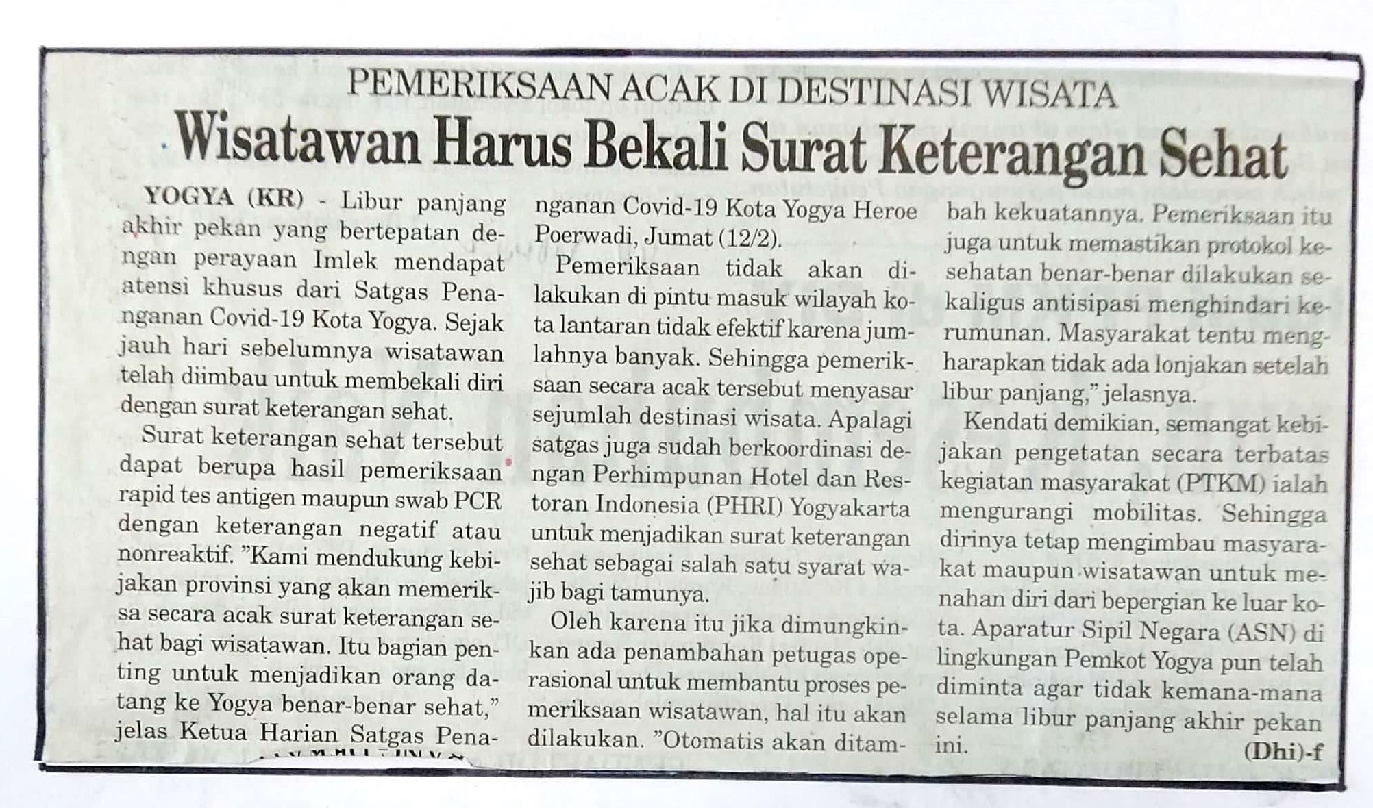 Kliping jogja terbaru