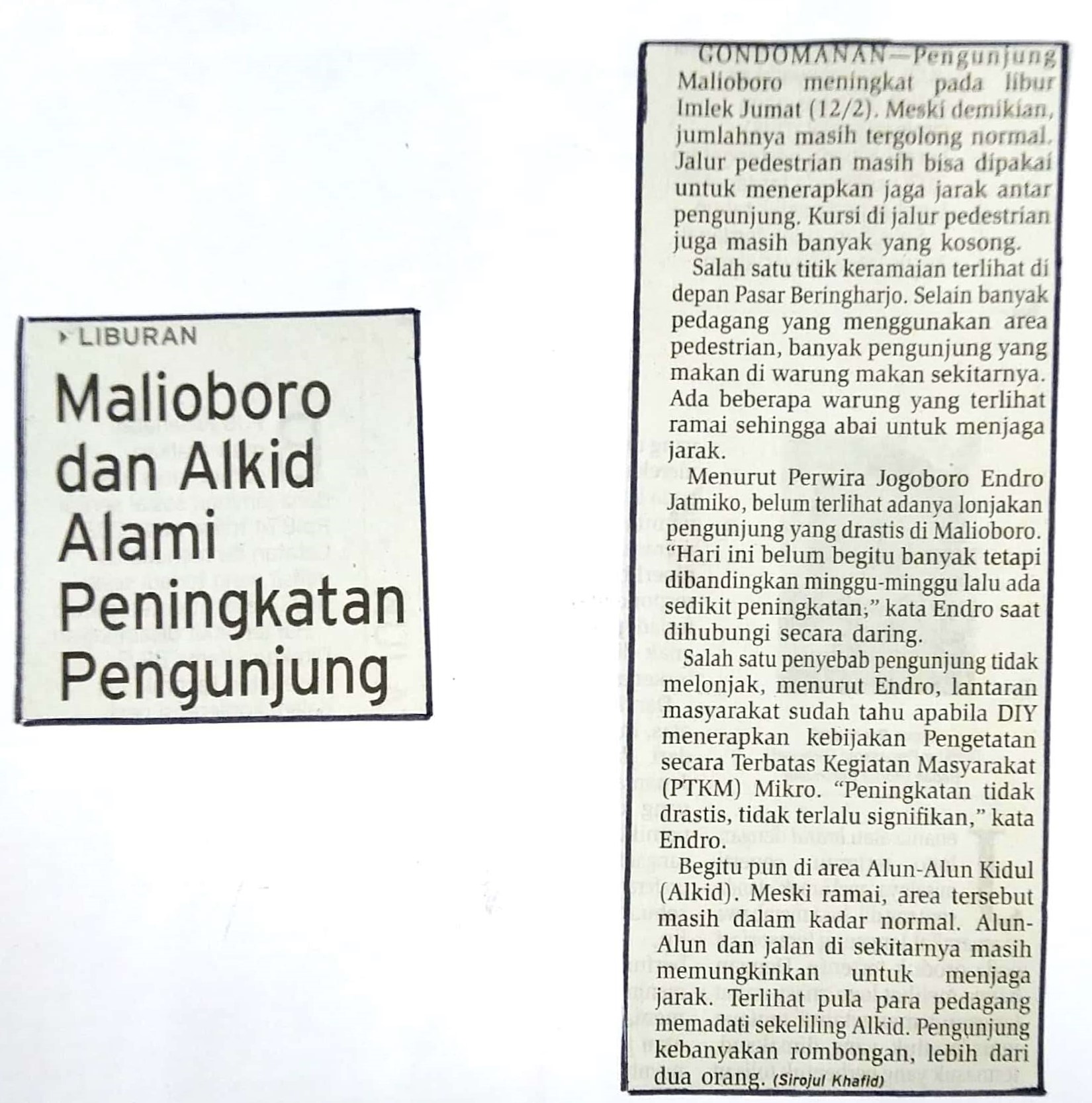Kliping jogja terbaru