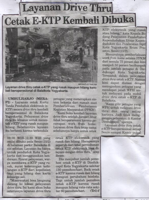 Kliping jogja terbaru