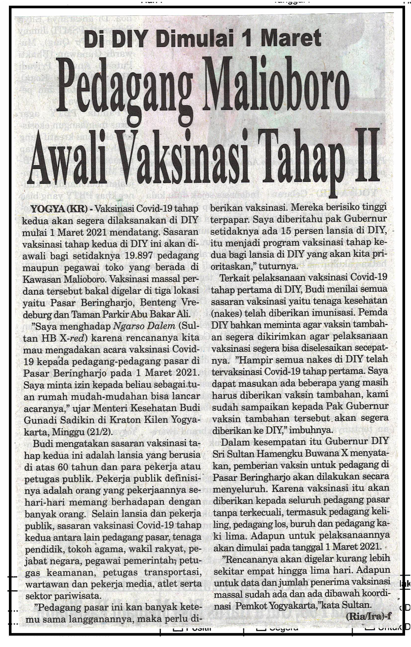 Kliping jogja terbaru