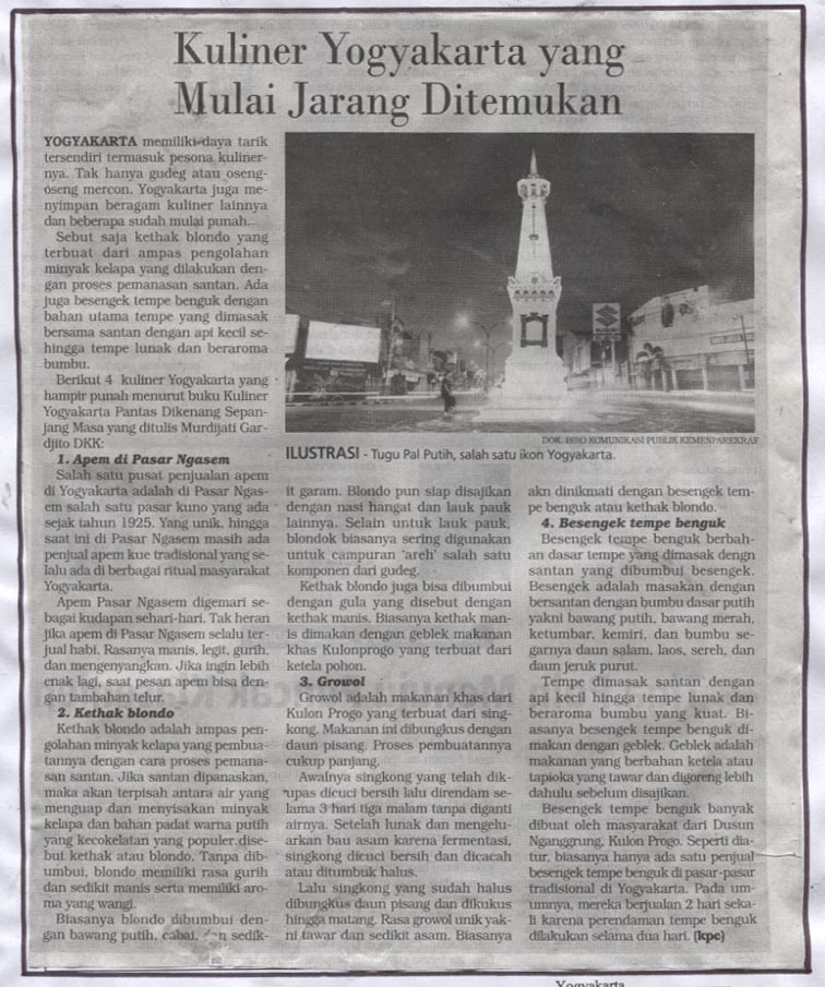 Kliping jogja terbaru