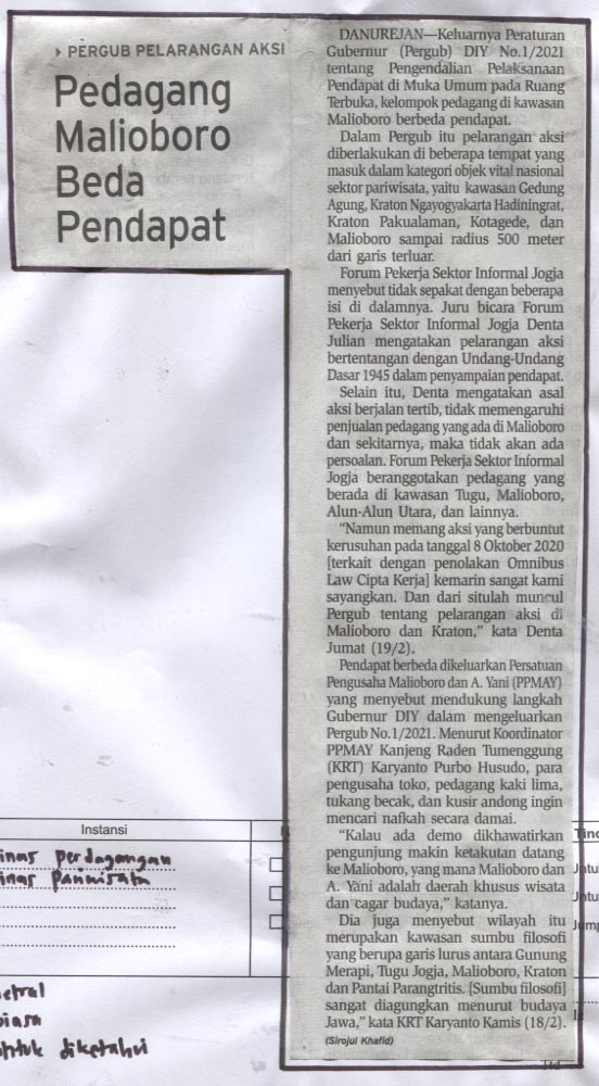 Kliping jogja terbaru