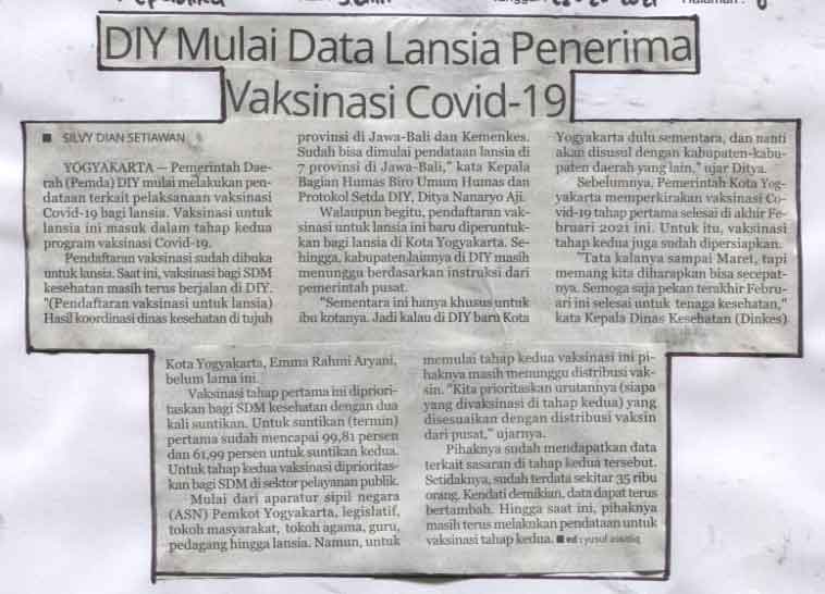Kliping jogja terbaru