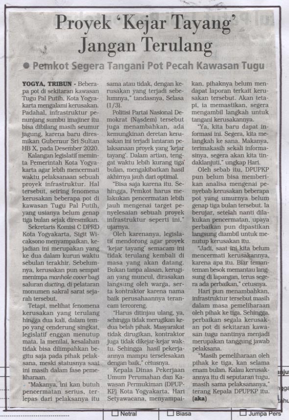 Kliping jogja terbaru