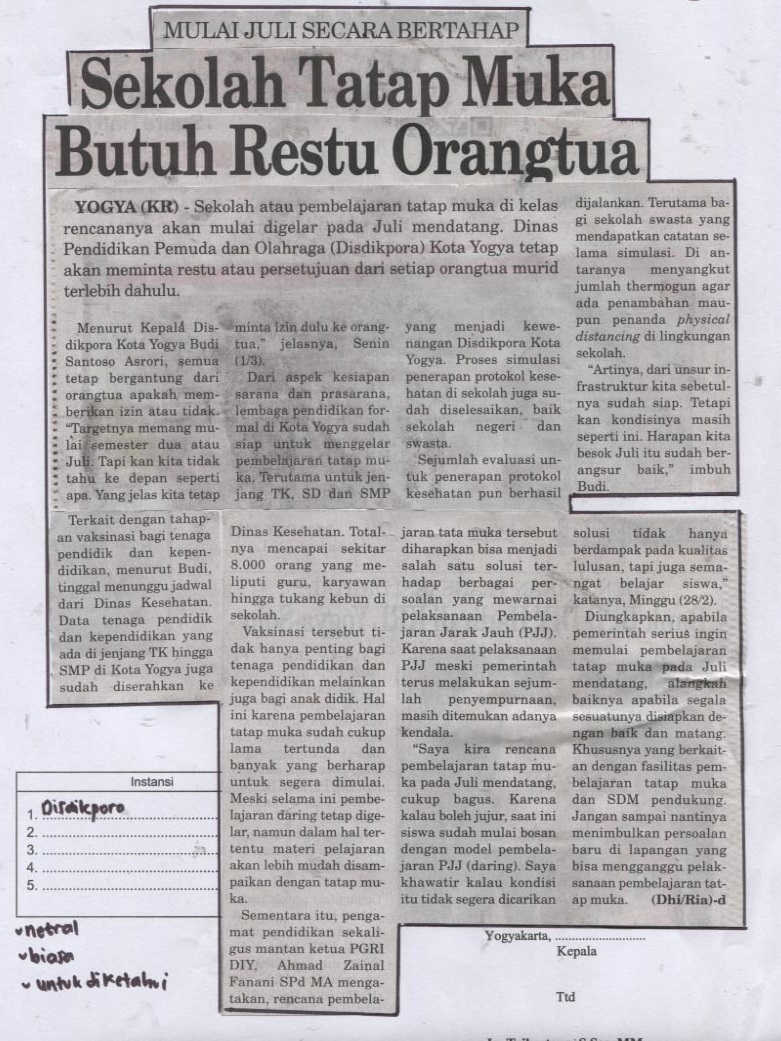 Kliping jogja terbaru