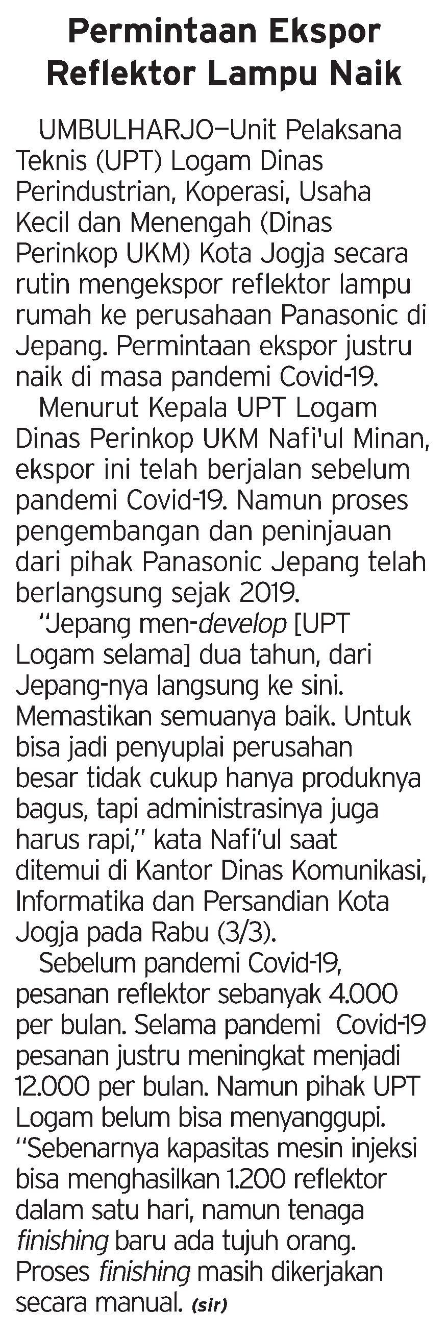 Kliping jogja terbaru