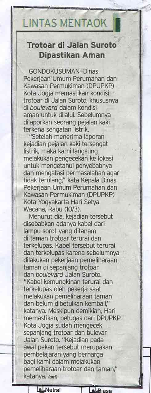 Kliping jogja terbaru