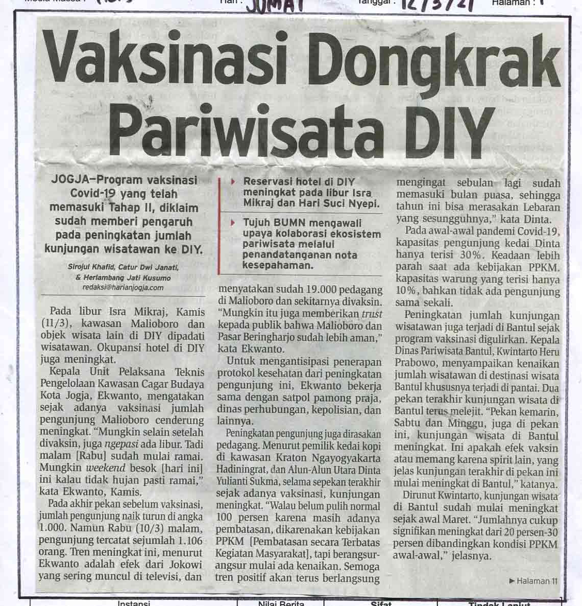 Kliping jogja terbaru