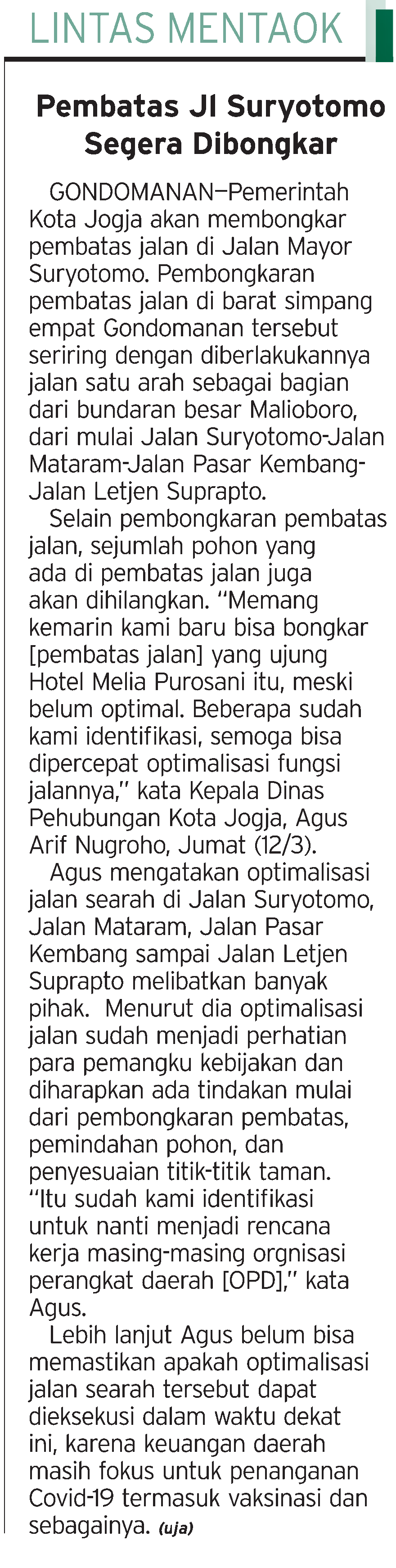 Kliping jogja terbaru