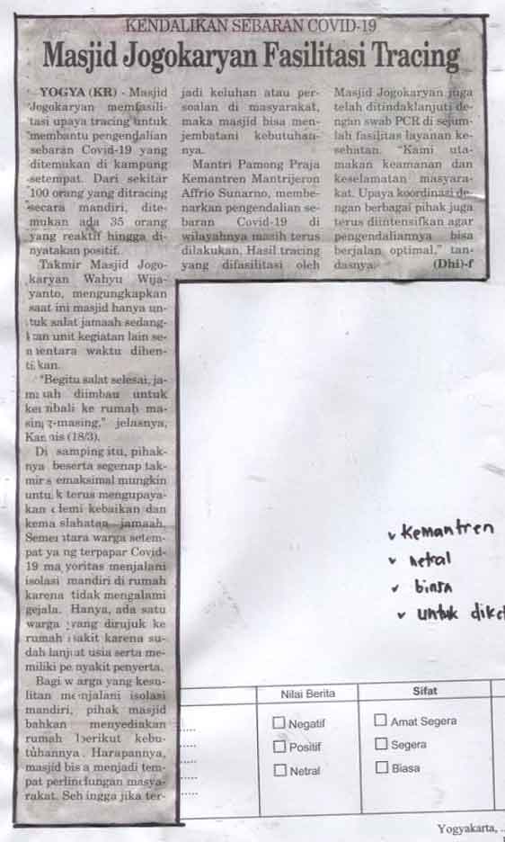 Kliping jogja terbaru