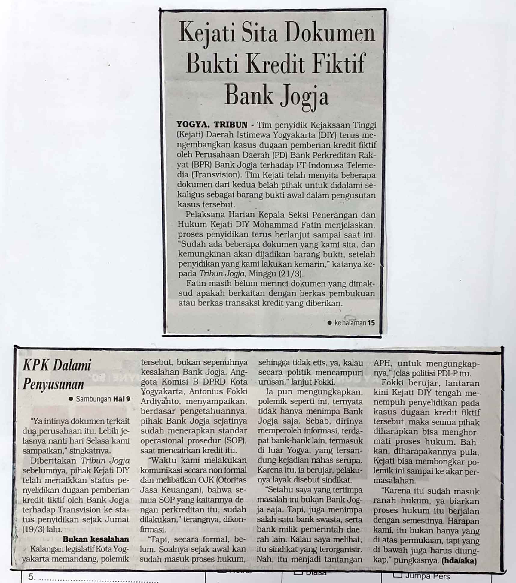 Kliping jogja terbaru