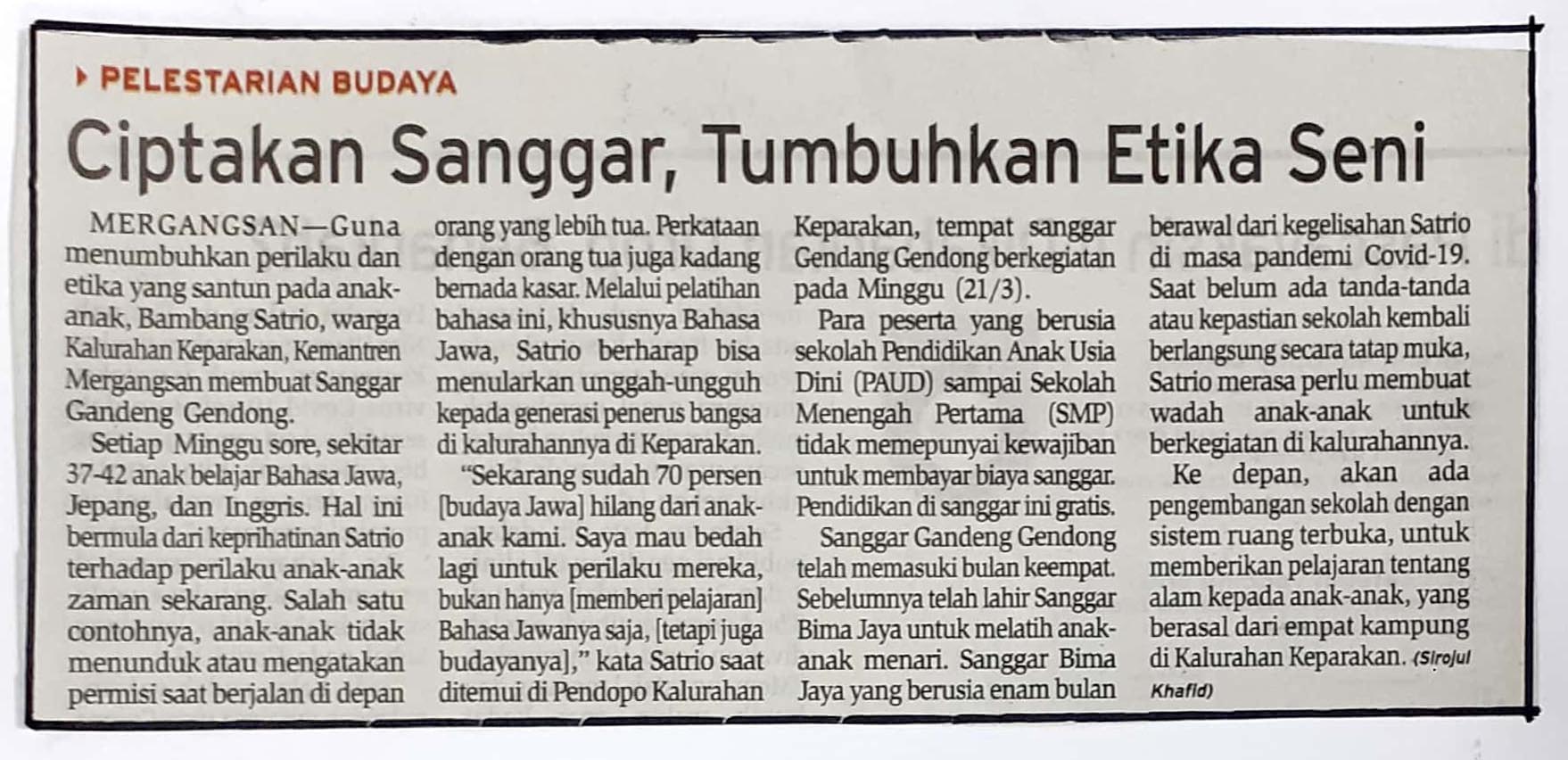 Kliping jogja terbaru
