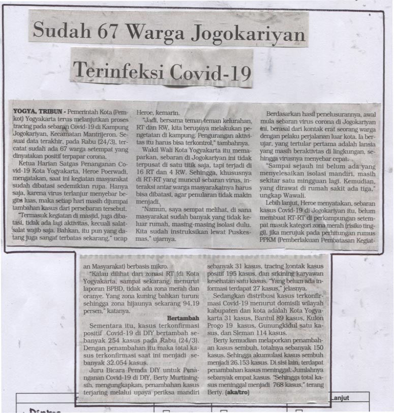 Kliping jogja terbaru