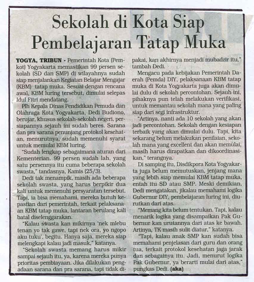 Kliping jogja terbaru