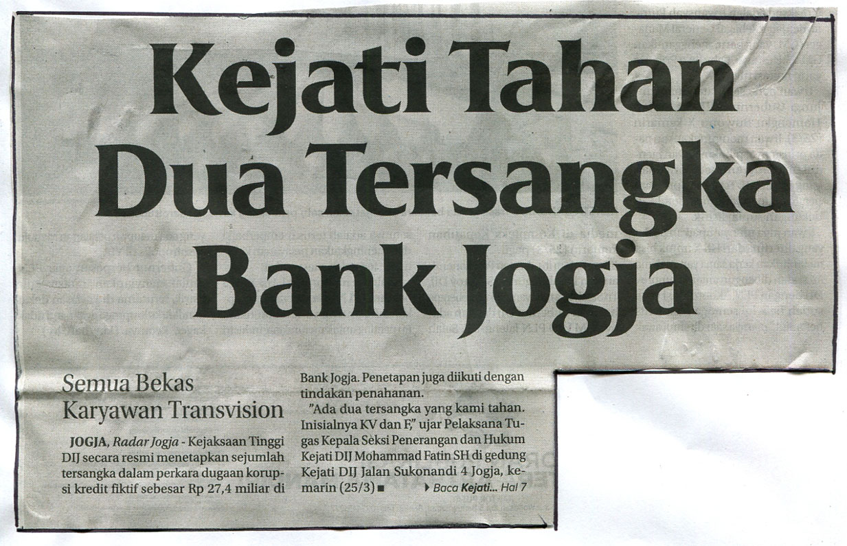 Kliping jogja terbaru