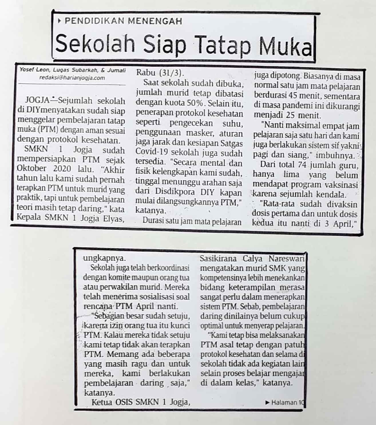 Kliping jogja terbaru