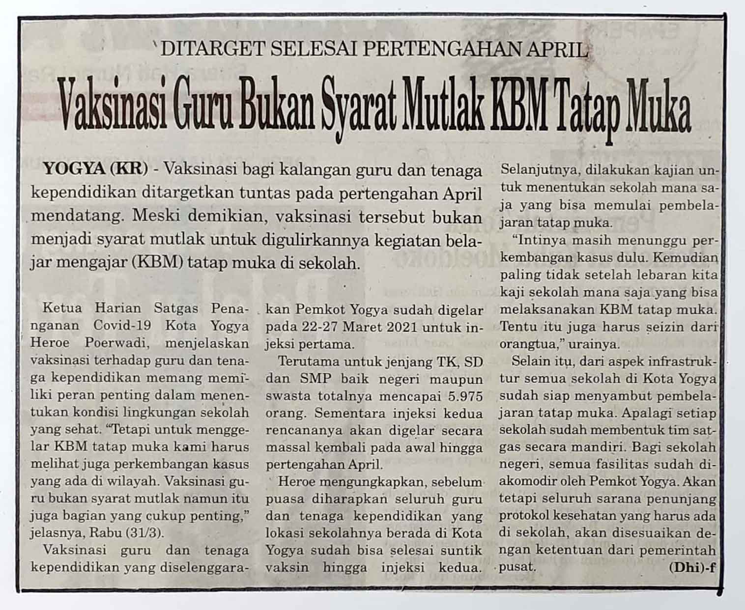 Kliping jogja terbaru