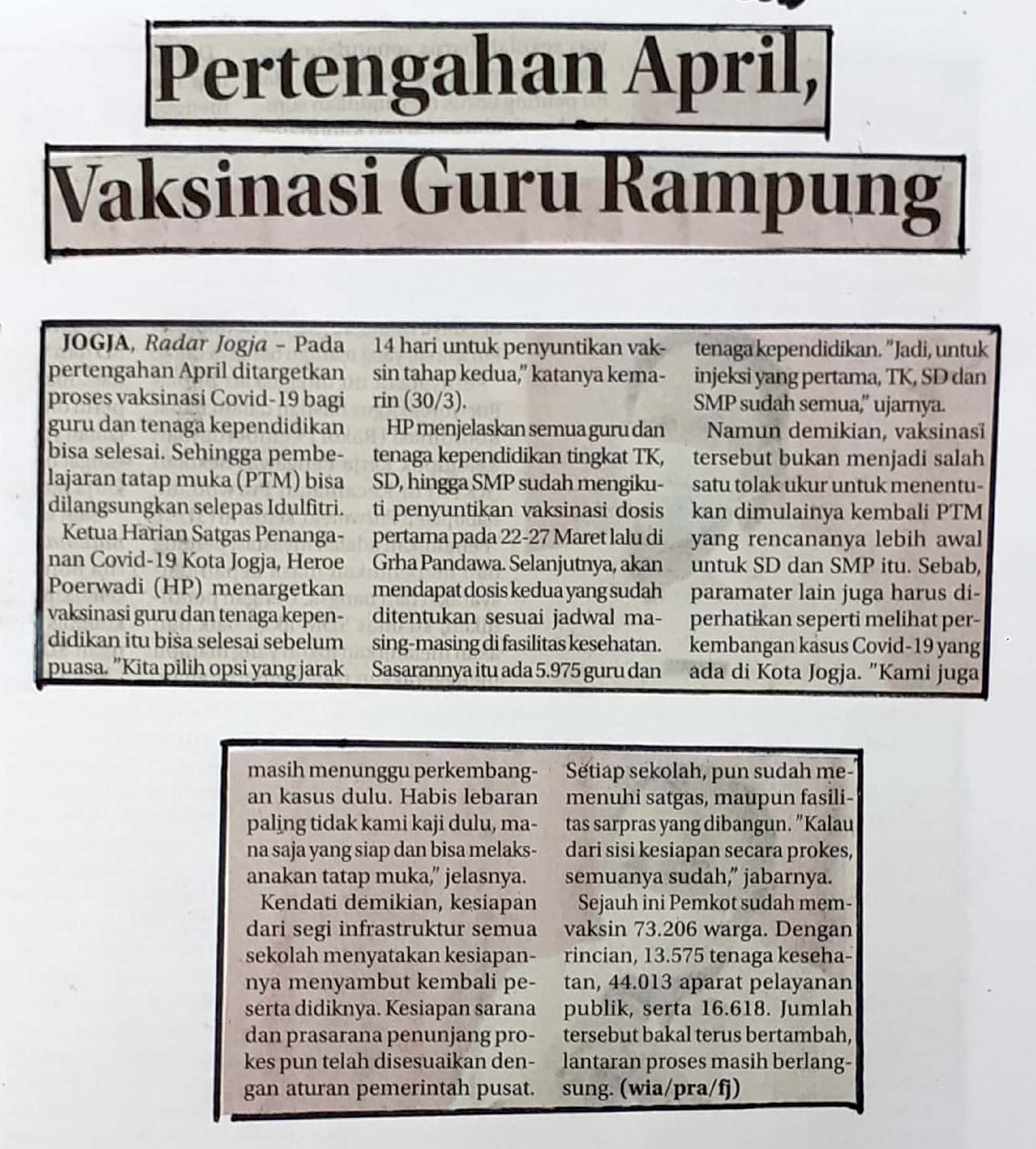 Kliping jogja terbaru