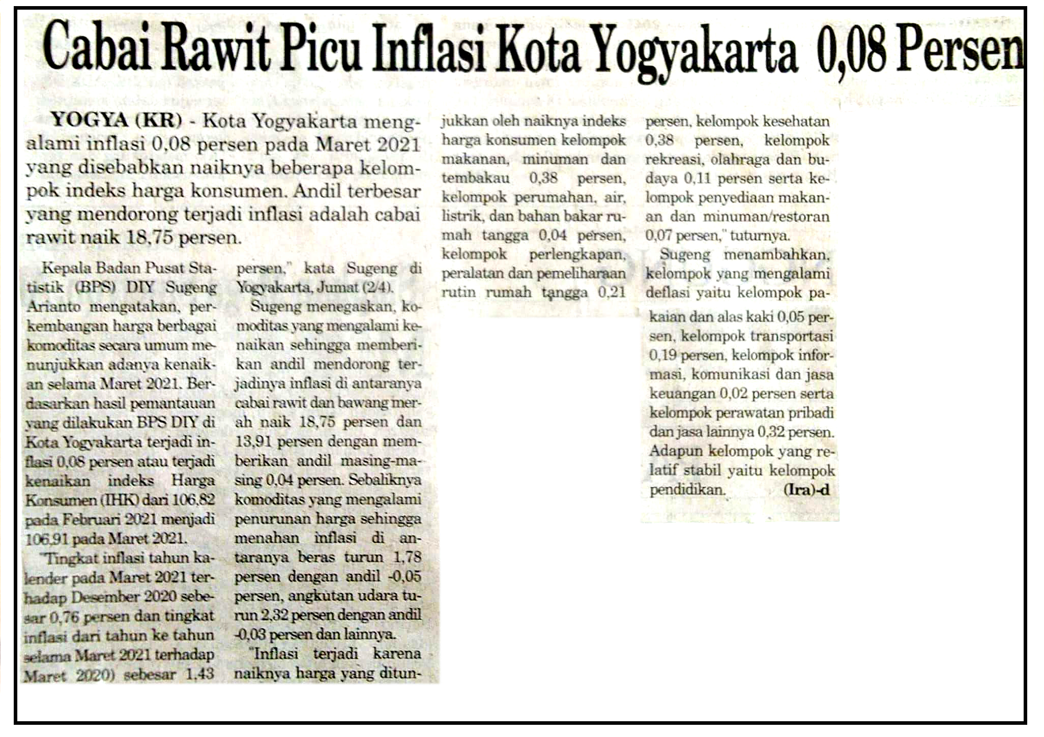 Kliping jogja terbaru