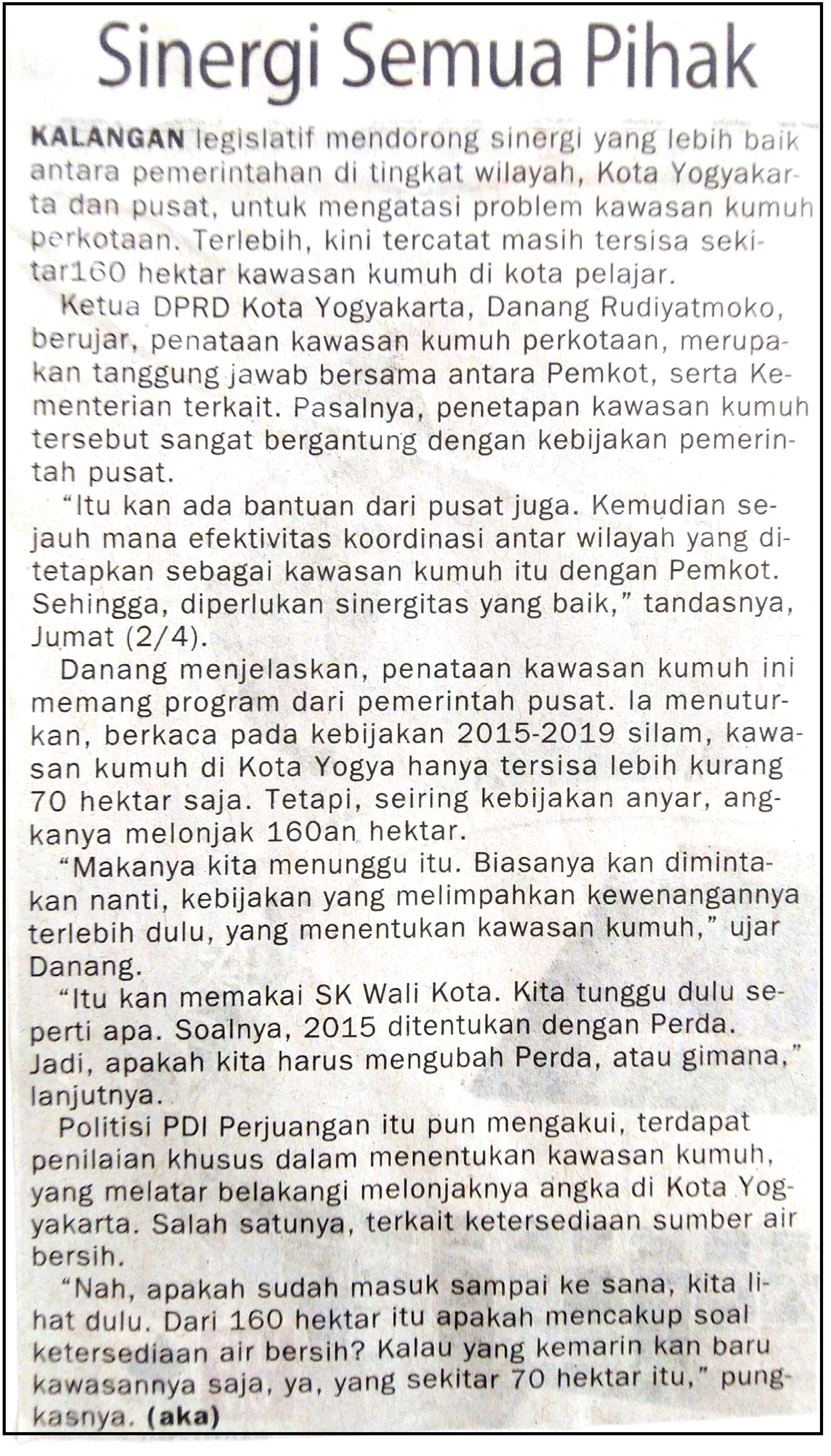 Kliping jogja terbaru