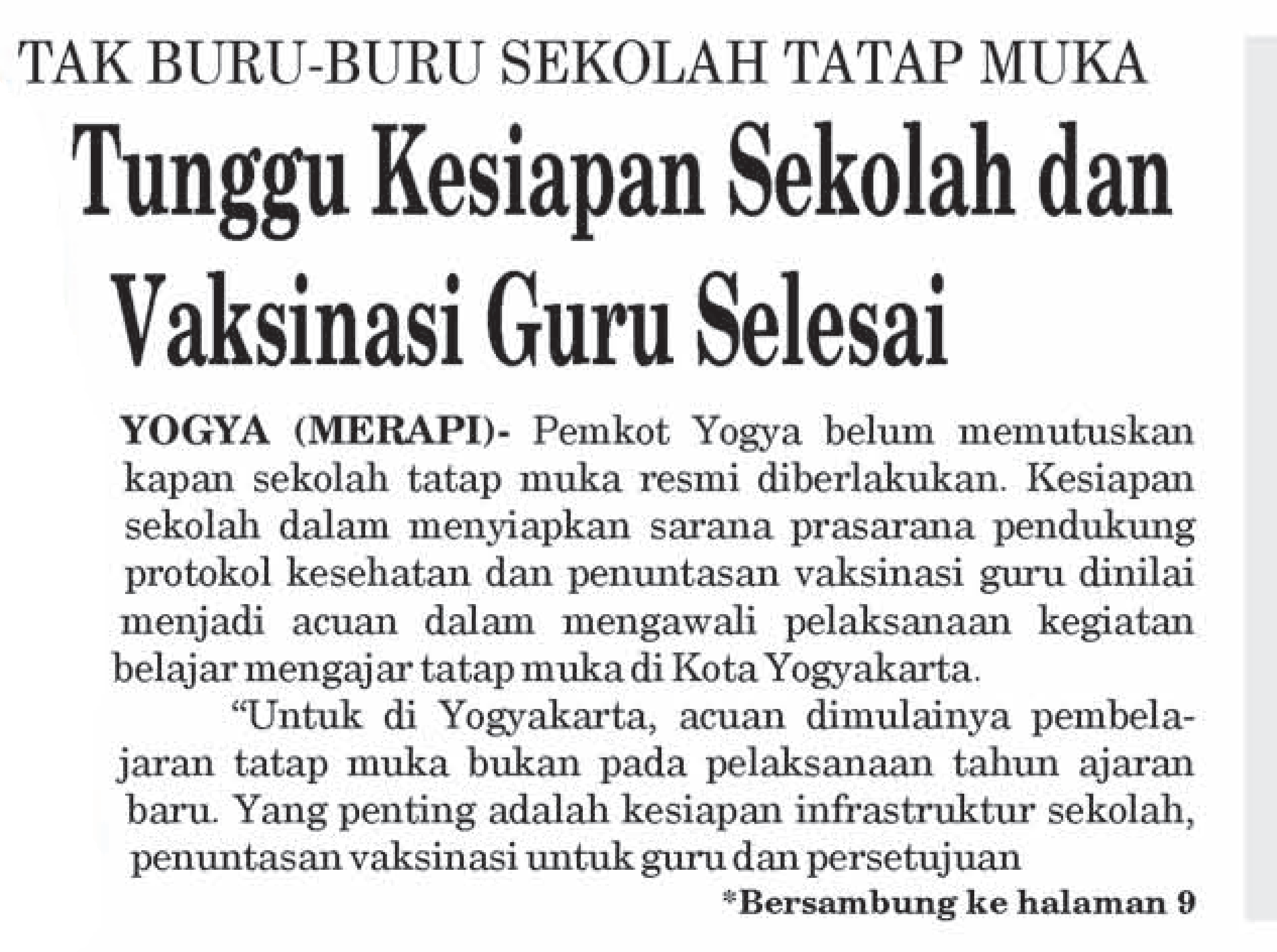 Kliping jogja terbaru