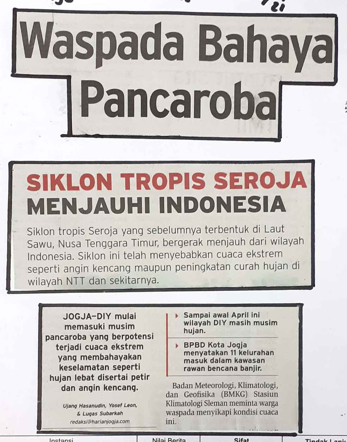 Kliping jogja terbaru
