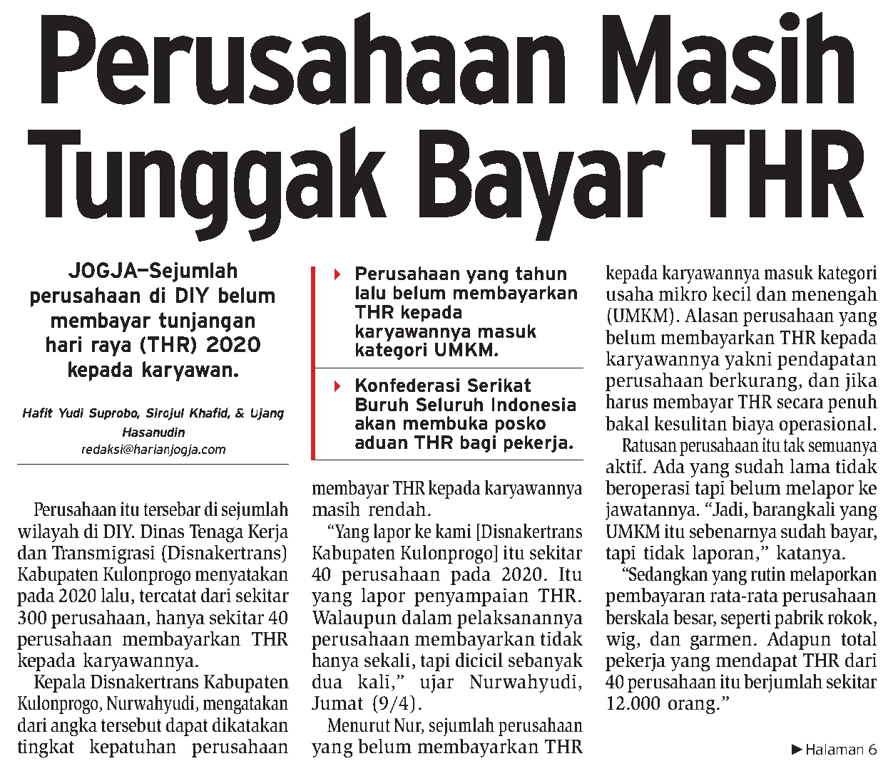 Kliping jogja terbaru