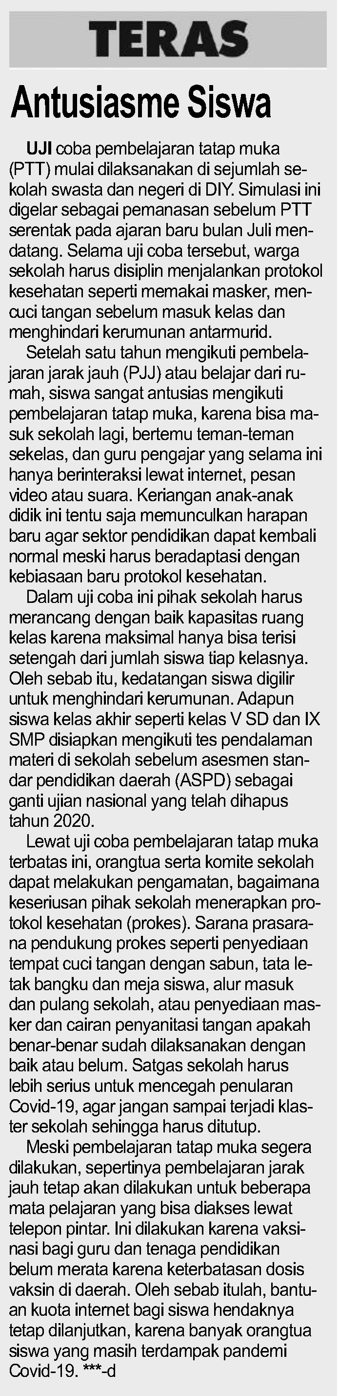 Kliping jogja terbaru