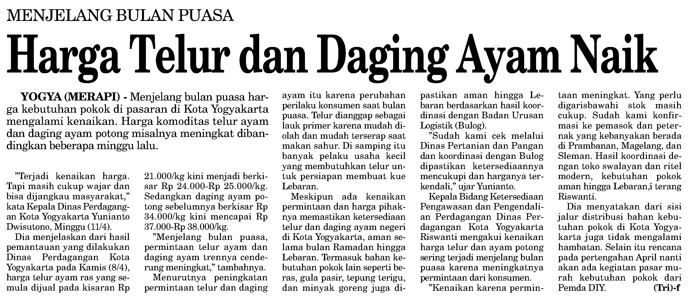 Kliping jogja terbaru