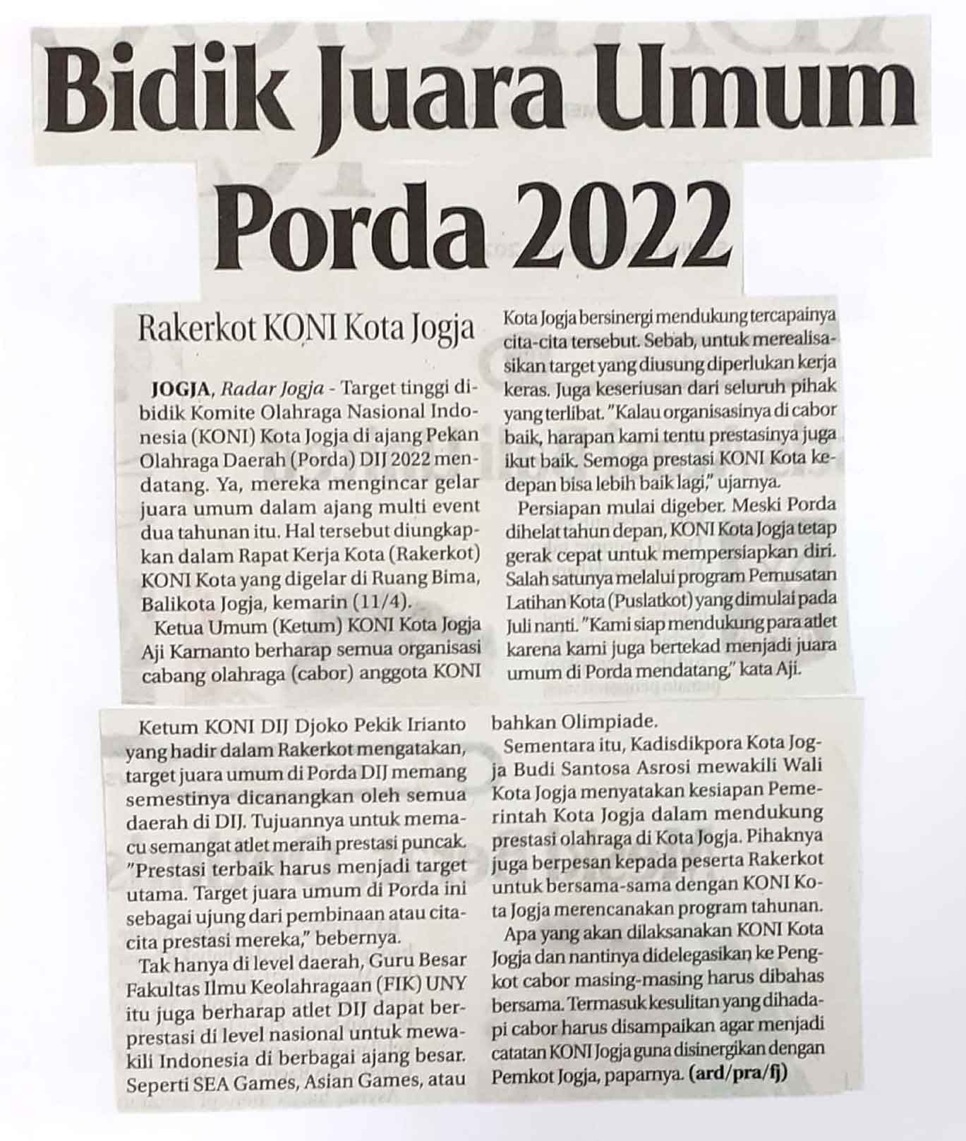 Kliping jogja terbaru