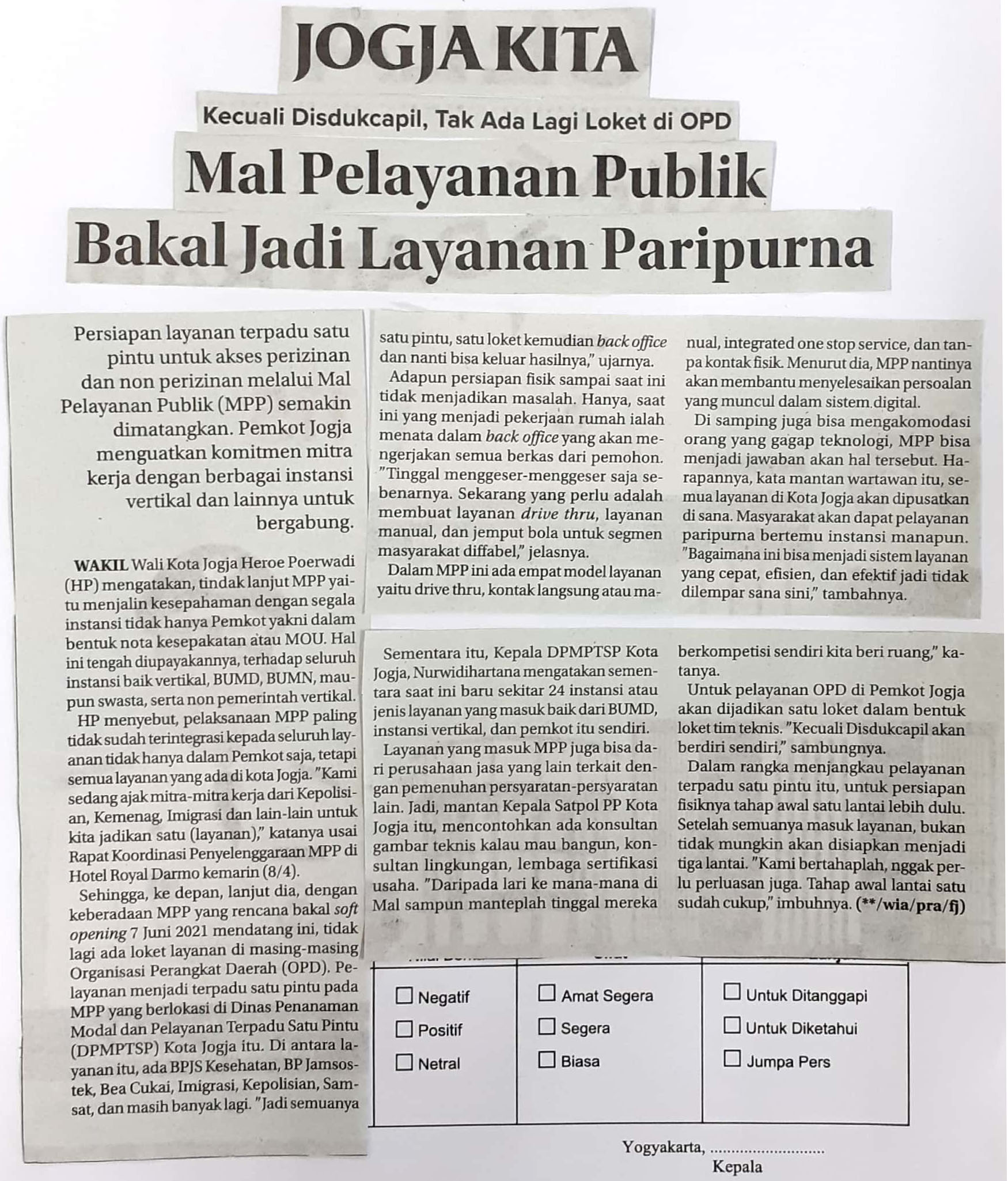Kliping jogja terbaru
