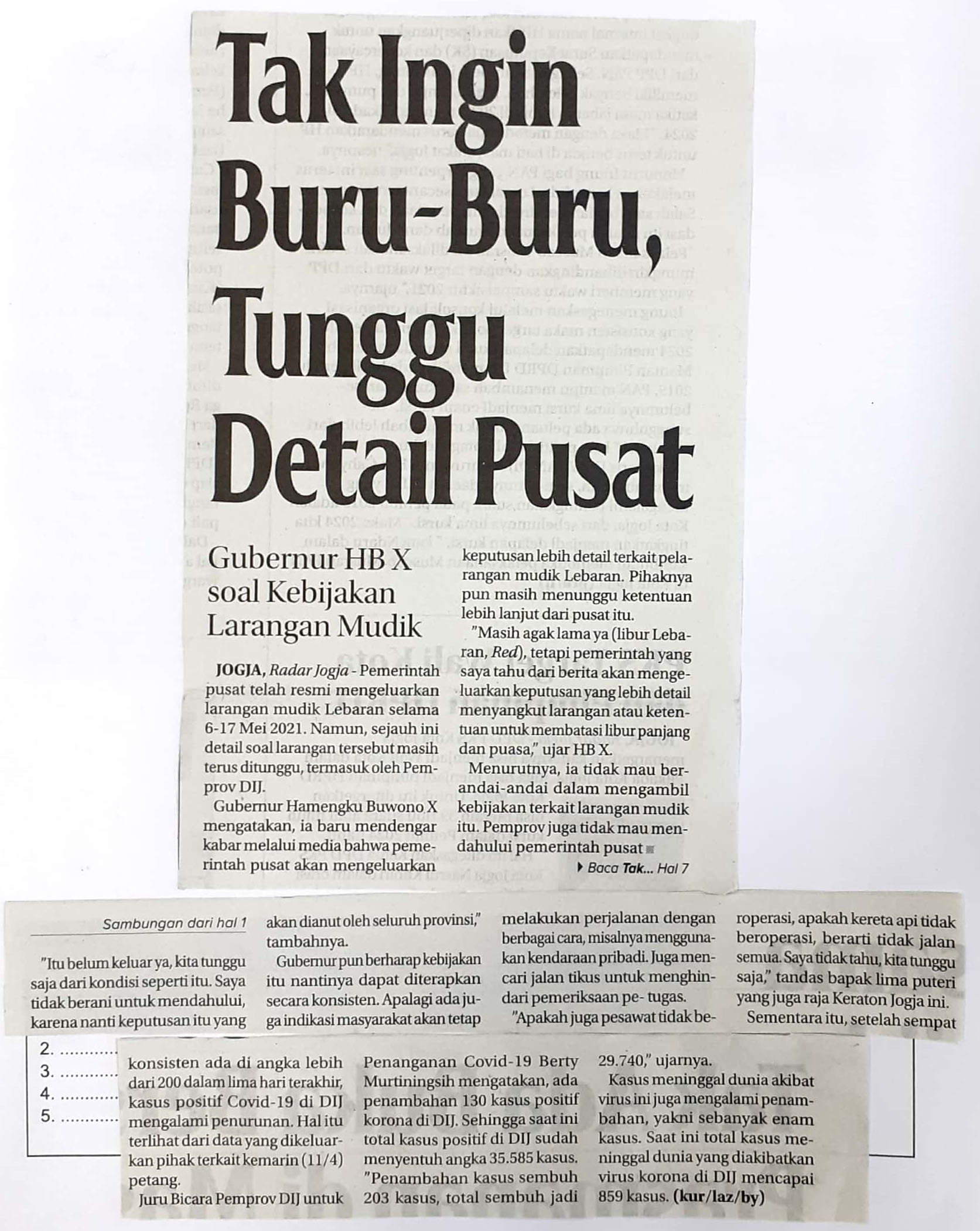 Kliping jogja terbaru