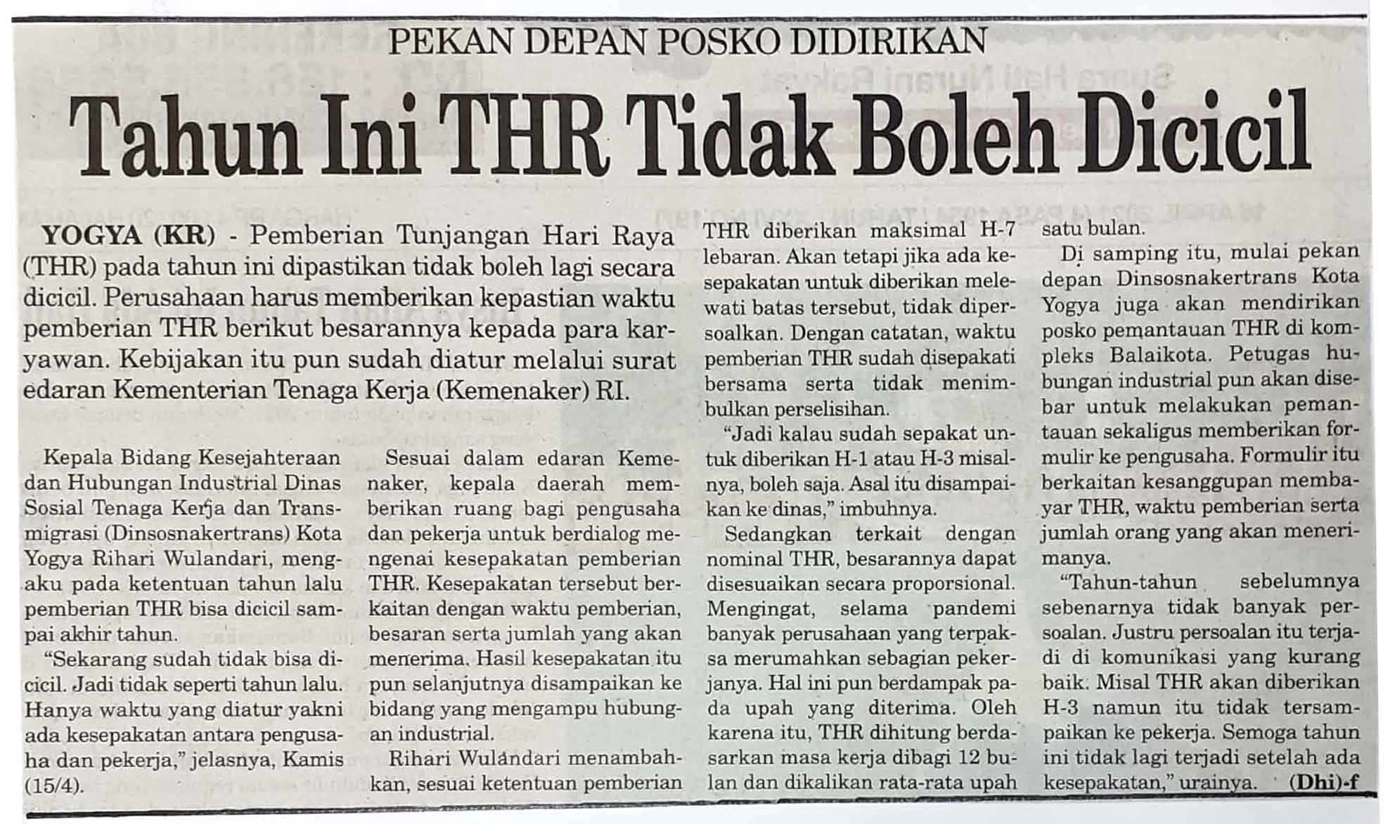 Kliping jogja terbaru