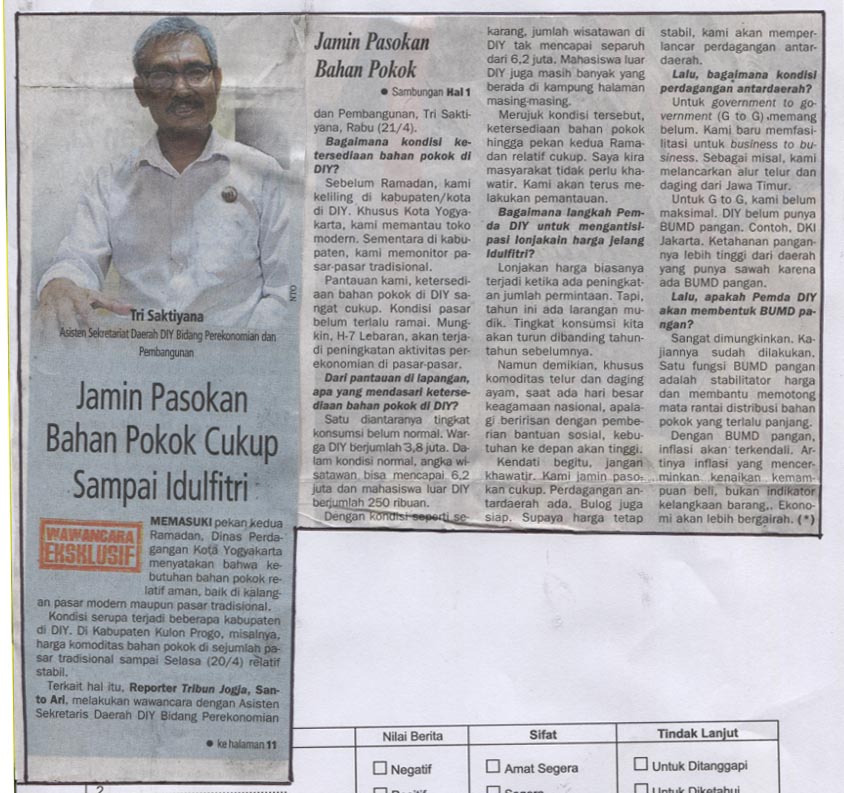 Kliping jogja terbaru