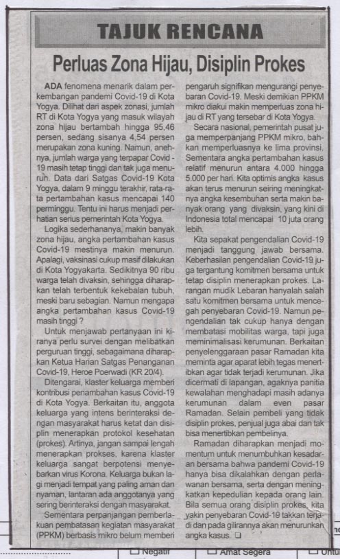 Kliping jogja terbaru