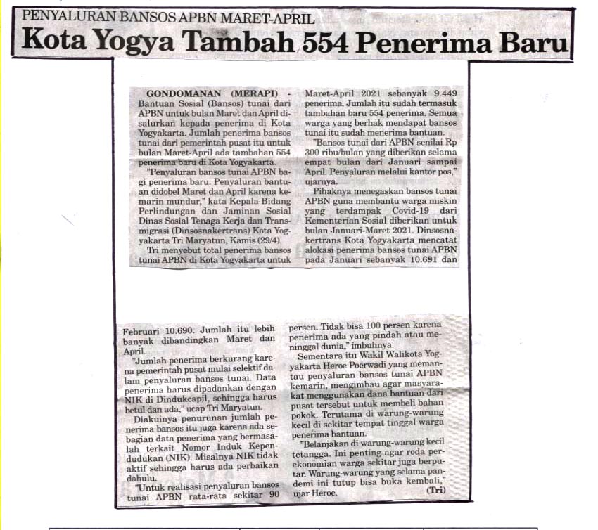 Kliping jogja terbaru