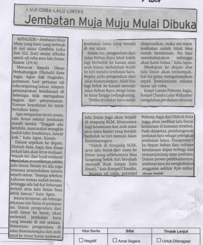 Kliping jogja terbaru