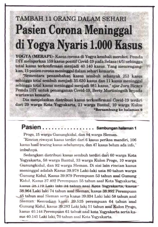 Kliping jogja terbaru