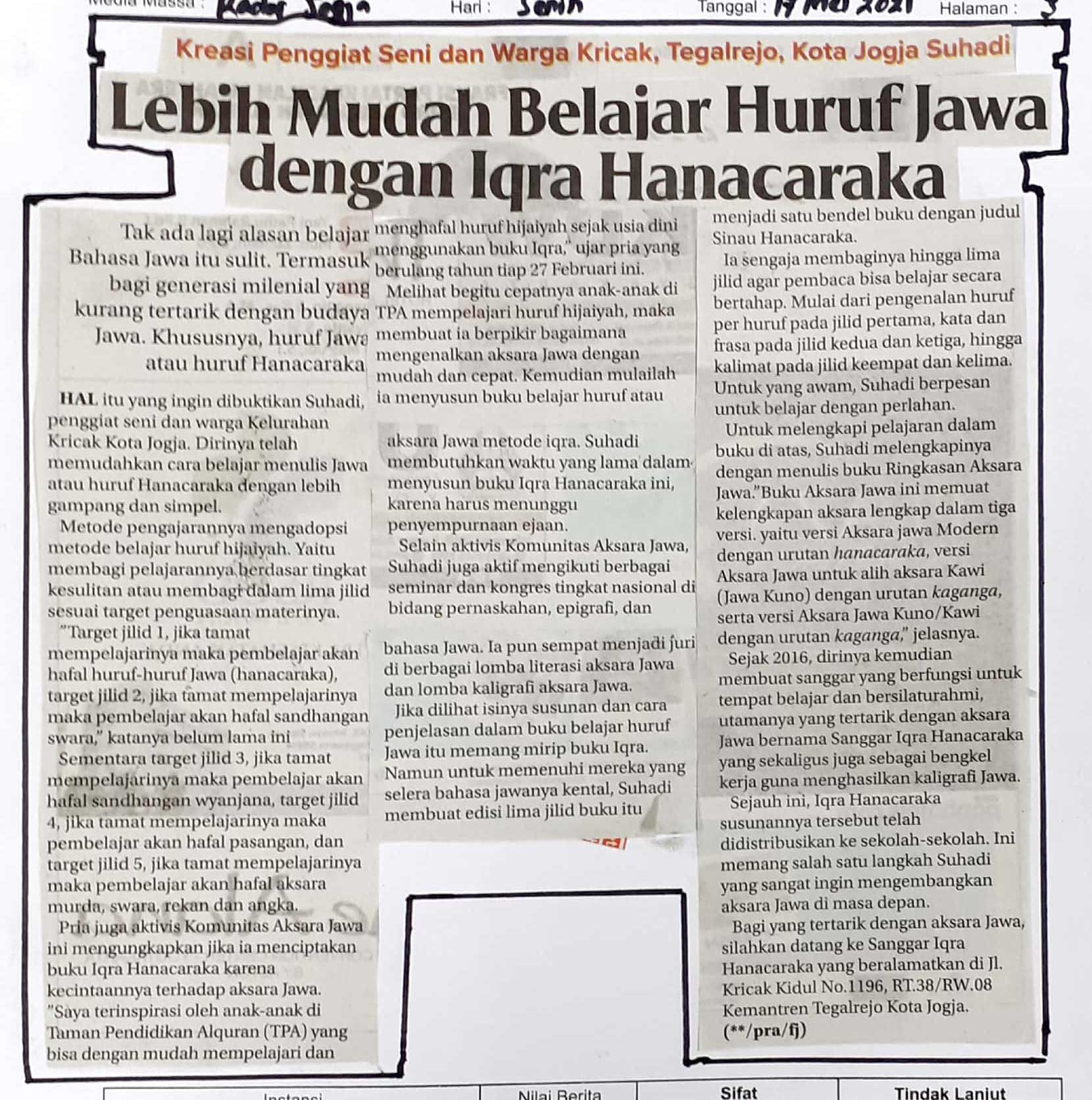 Kliping jogja terbaru