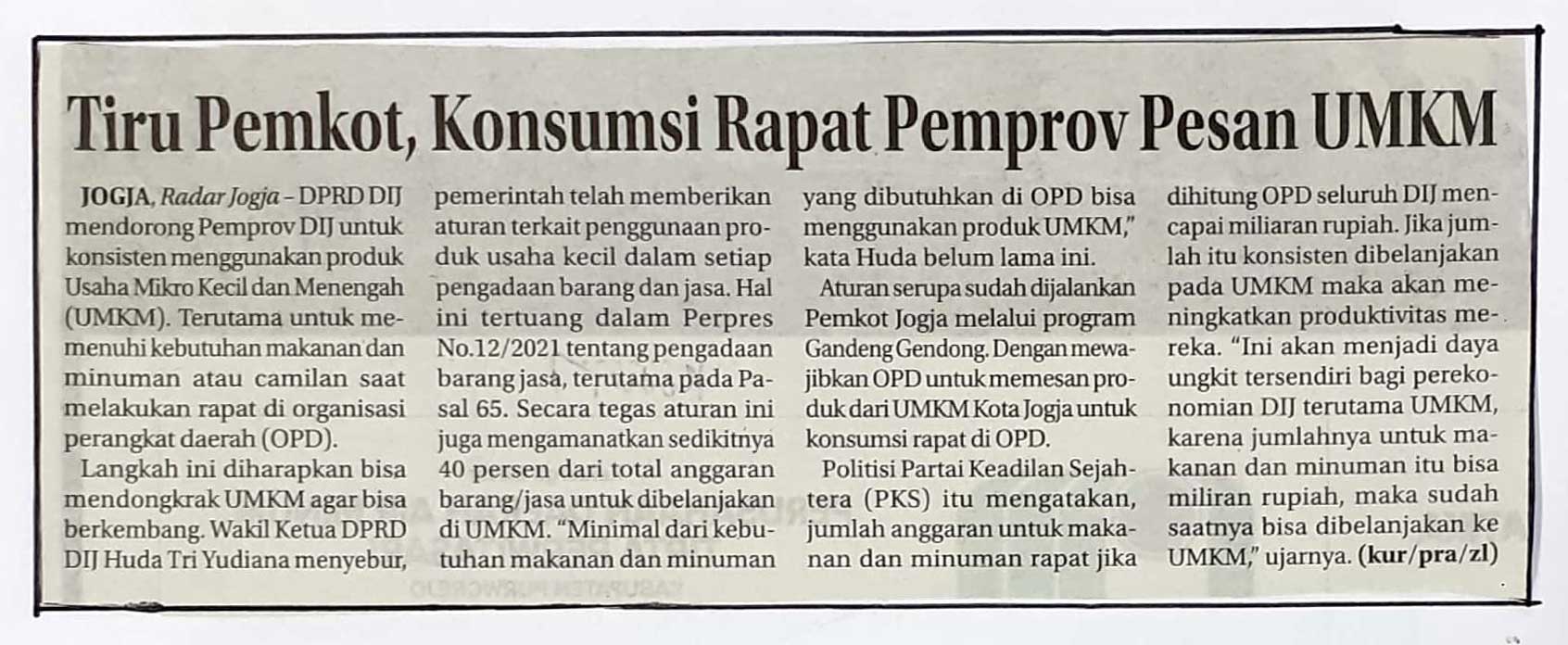 Kliping jogja terbaru