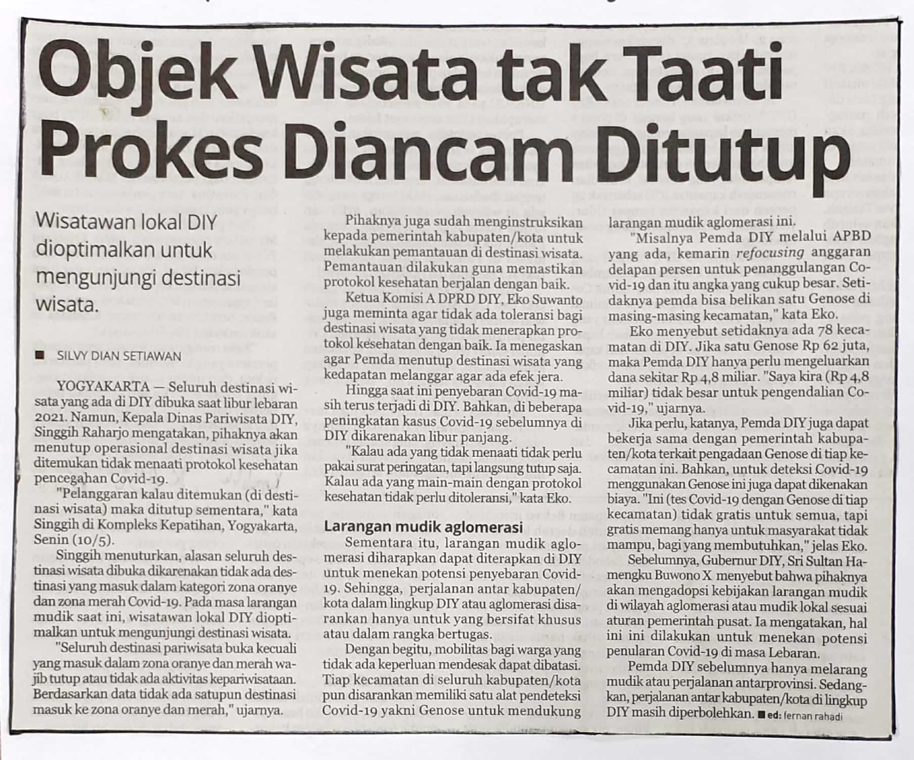 Kliping jogja terbaru
