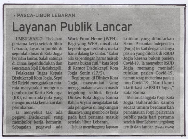 Kliping jogja terbaru