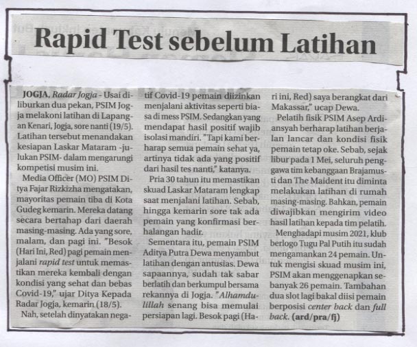Kliping jogja terbaru