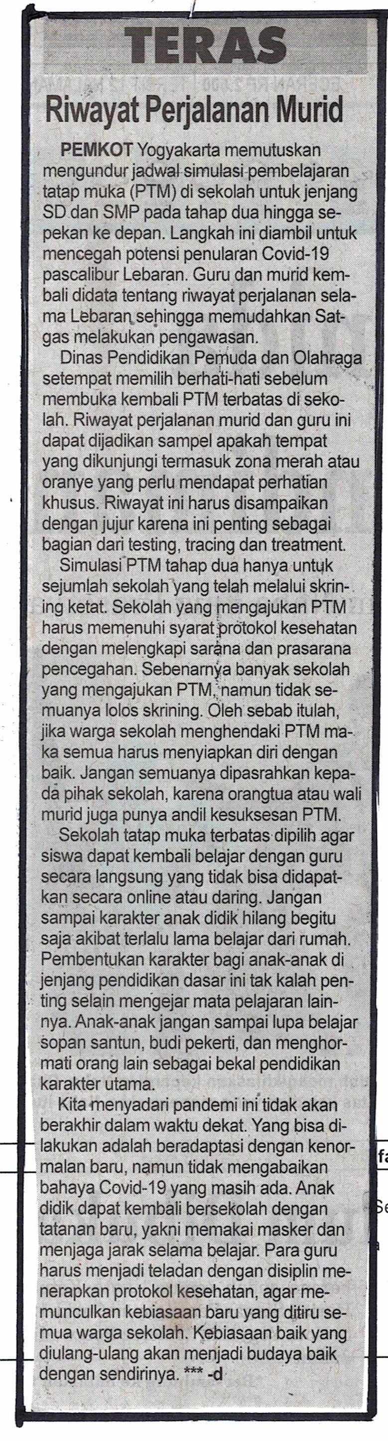 Kliping jogja terbaru