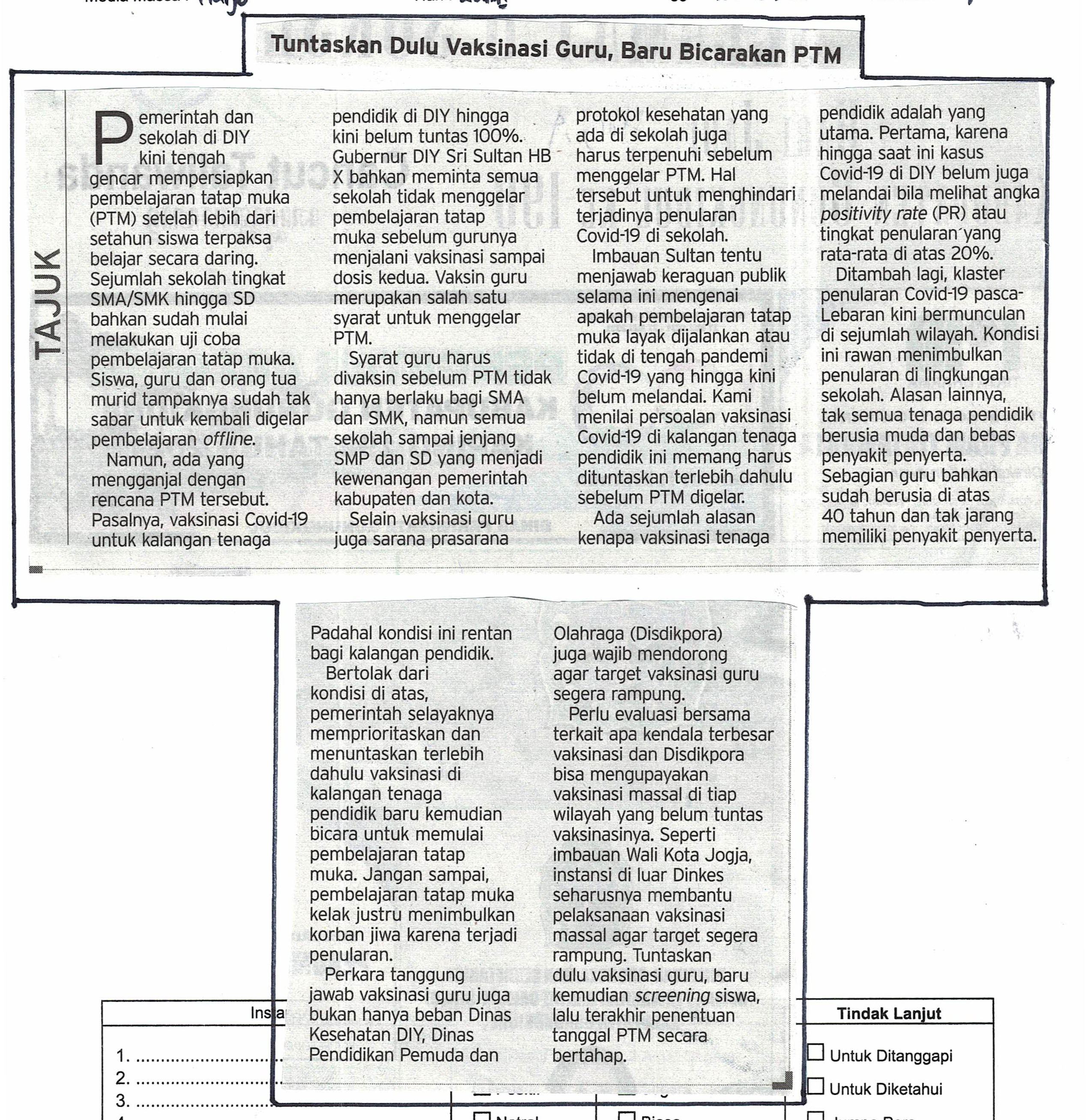 Kliping jogja terbaru