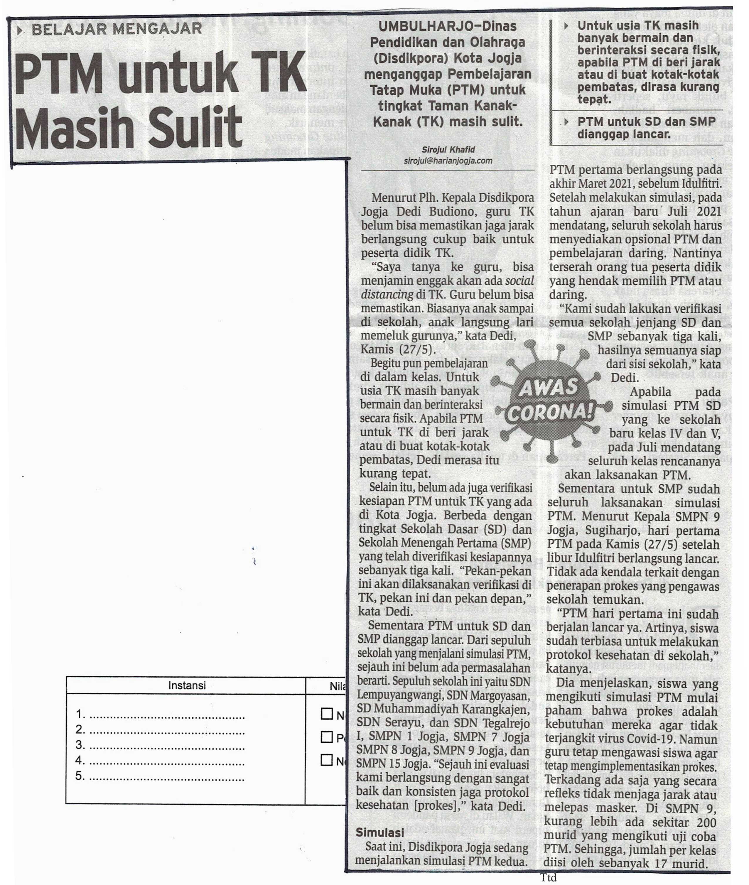 Kliping jogja terbaru